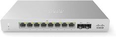 SWITCH CISCO MERAKI 8 PUERTOS ADMINISTRABLE DESDE NUBE (REQUIERE LICENCIAMIENTO OBLIGATORIO)-Switches PoE-CISCO-Bsai Seguridad & Controles