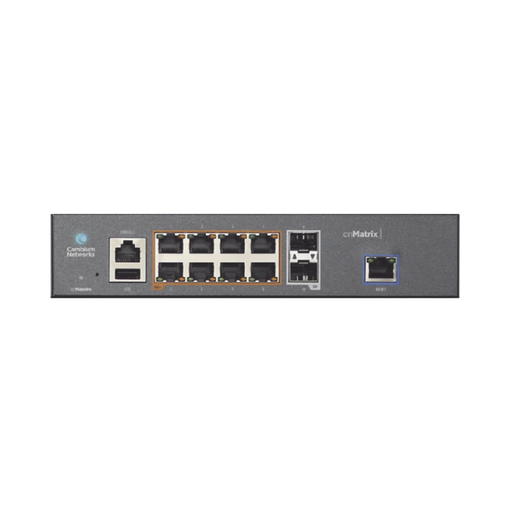 SWITCH CNMATRIX EX1010 DE 8 PUERTOS GIGABIT ETHERNET Y 4 SFP, CAPA 2, GESTIÓN EN LA NUBE-Inyectores PoE-CAMBIUM NETWORKS-MX-EX1010XXA-0-Bsai Seguridad & Controles