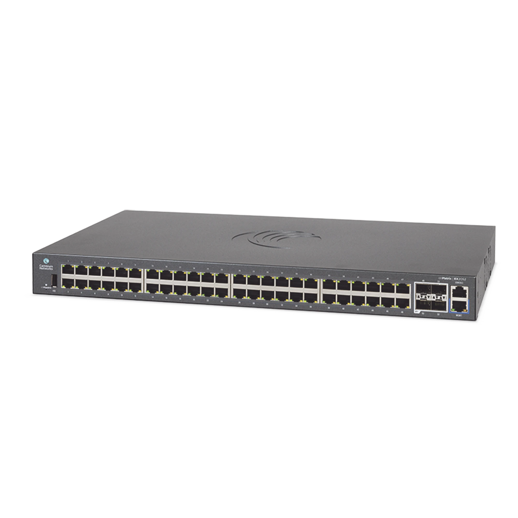 SWITCH CNMATRIX EX2052 DE 48 PUERTOS GIGABIT ETHERNET Y 4 SFP+, CAPA 3, GESTIÓN EN LA NUBE-Inyectores PoE-CAMBIUM NETWORKS-Bsai Seguridad & Controles