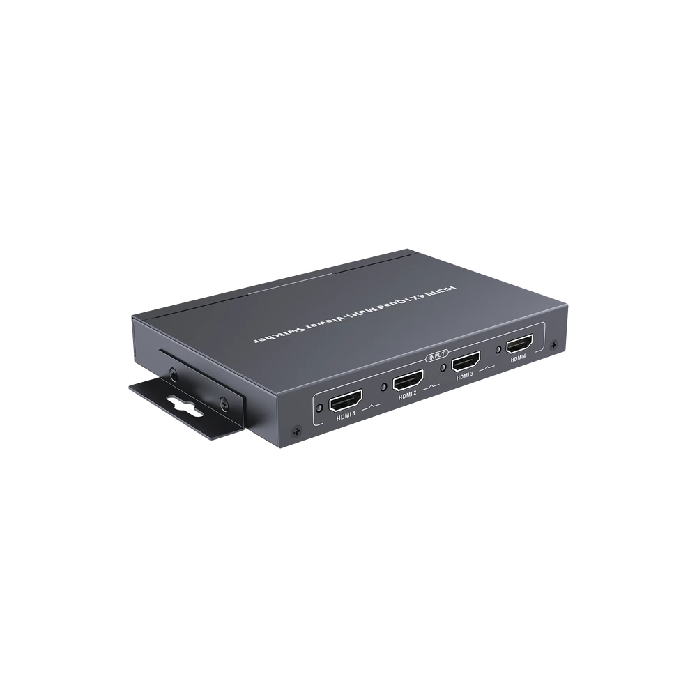 SWITCH DE 4 ENTRADAS HDMI QUAD MULTIVIEWER-Accesorios Videovigilancia-EPCOM TITANIUM-Bsai Seguridad & Controles