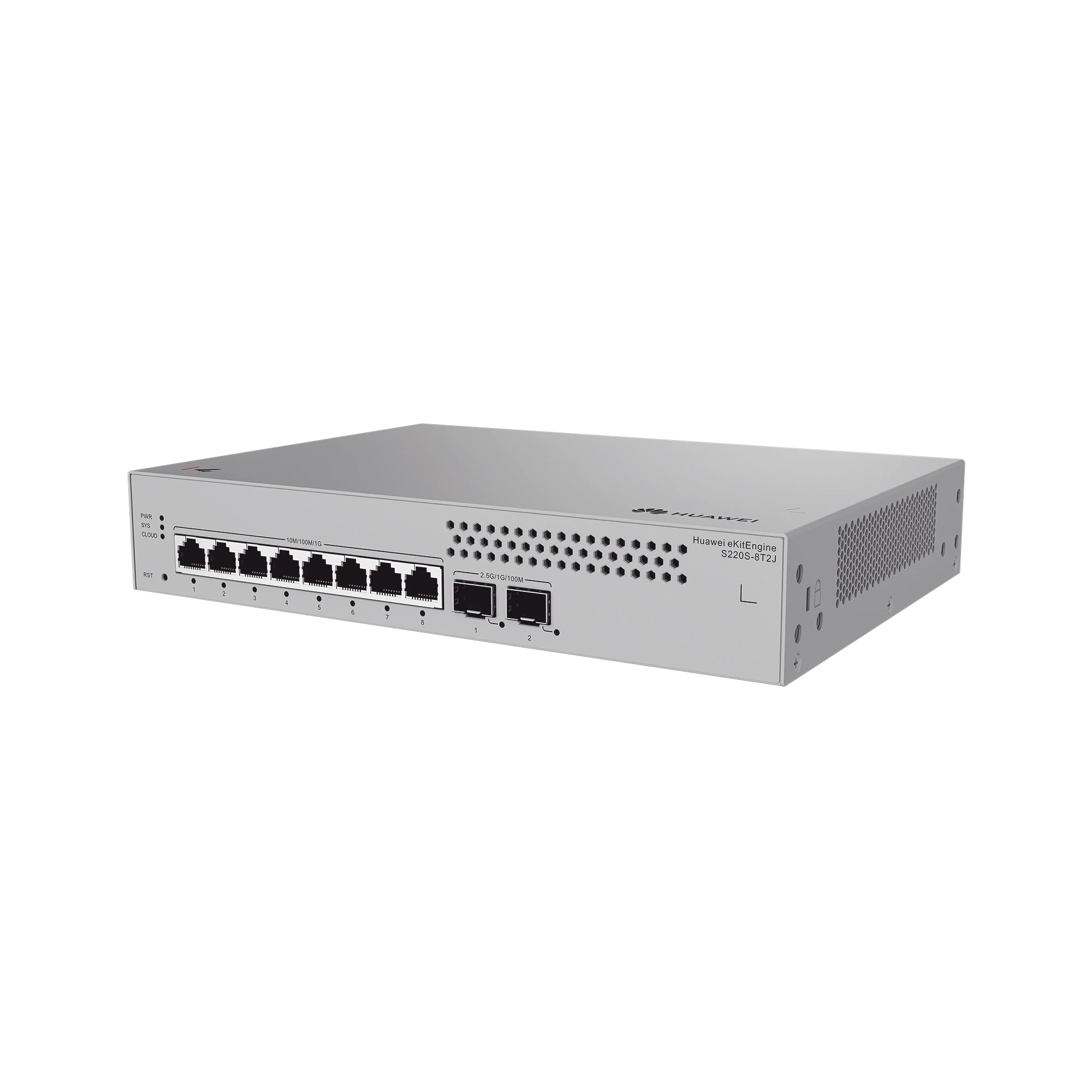 SWITCH DE ACCESO GIGABIT ADMINISTRABLE CAPA 2 / 8 PUERTOS 10/100/1000 MBPS / 2 PUERTOS 2.5GE SFP UPLINK / ERPS / IMGP SNOOPING / DHCP SNOOPING / ADMINISTRACIÓN NUBE GRATIS-Networking-HUAWEI-Bsai Seguridad & Controles