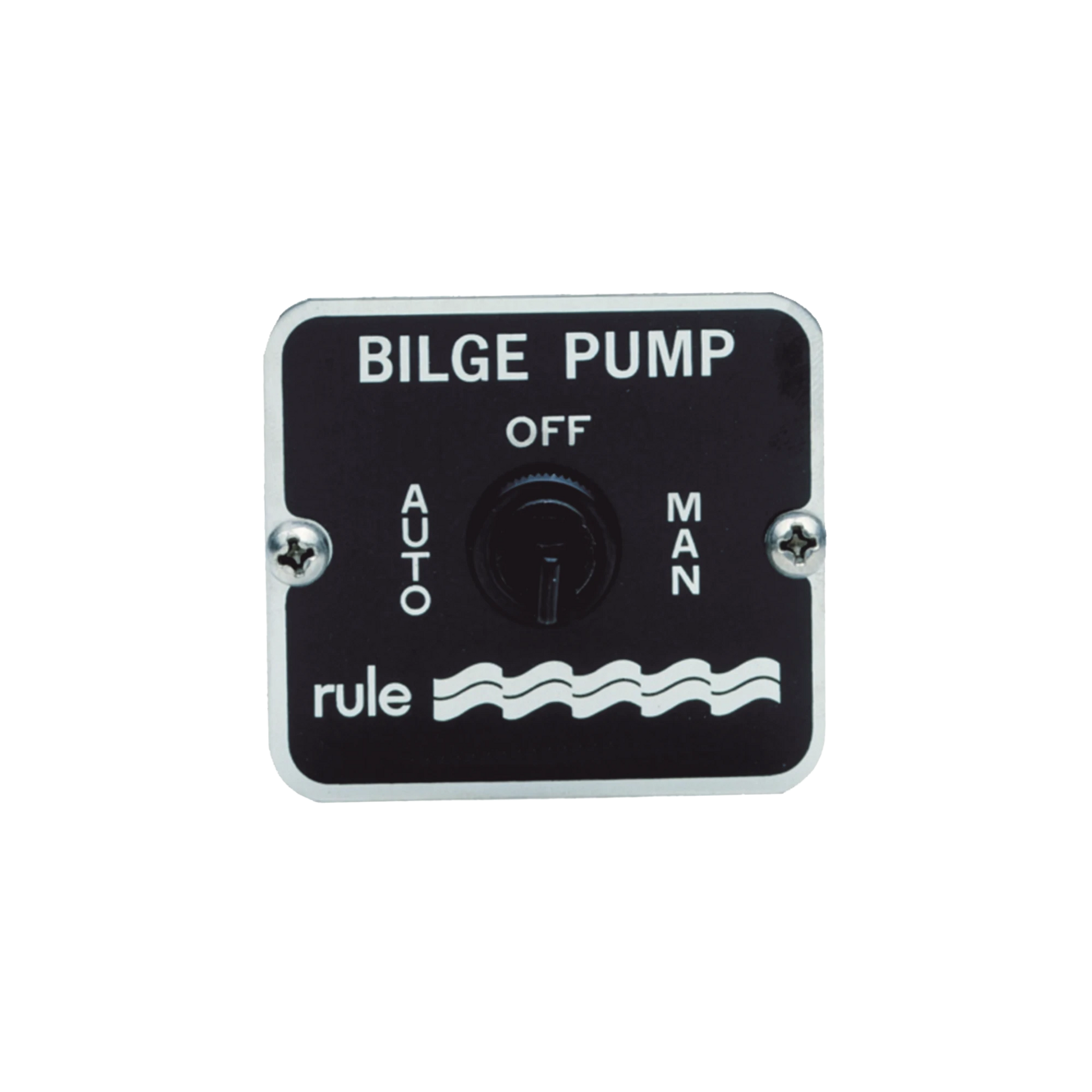 SWITCH DE TRES POSICIONES PARA CONTROL DE BOMBAS DE ACHIQUE DE 12 O 24 VCD.-Soluciones Marinas-RULE-Bsai Seguridad & Controles