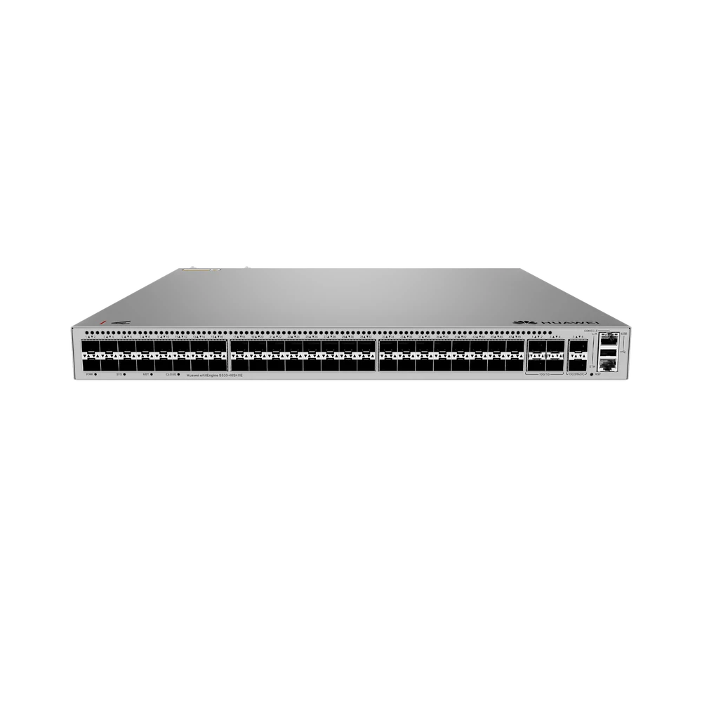 SWITCH EMPRESARIAL CORE GIGABIT ADMINISTRABLE CAPA 3 / 48 PUERTOS 1GE SFP / 4 PUERTOS 10GE SFP+ UPLINK / 2 PUERTOS 10GE SFP+ (STACK) / ERPS / RUTEO DINAMICO (RIP, OSPF, IS-IS Y BGP) / ISTACK / ADMINISTRACIÓN NUBE GRATIS-HUAWEI-Bsai Seguridad & Controles