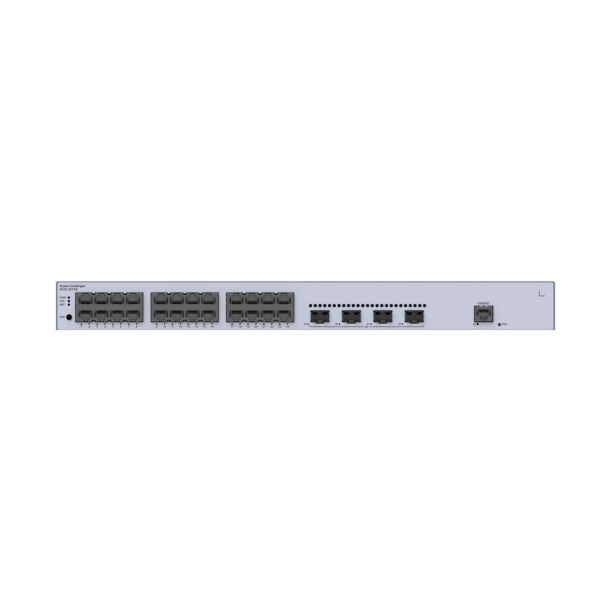 SWITCH GIGABIT ADMINISTRABLE CAPA 3 / 24 PUERTOS 10/100/1000 MBPS / 4 PUERTOS SFP UPLINK / ISTACK / ADMINISTRACIÓN NUBE GRATIS-Networking-HUAWEI-Bsai Seguridad & Controles