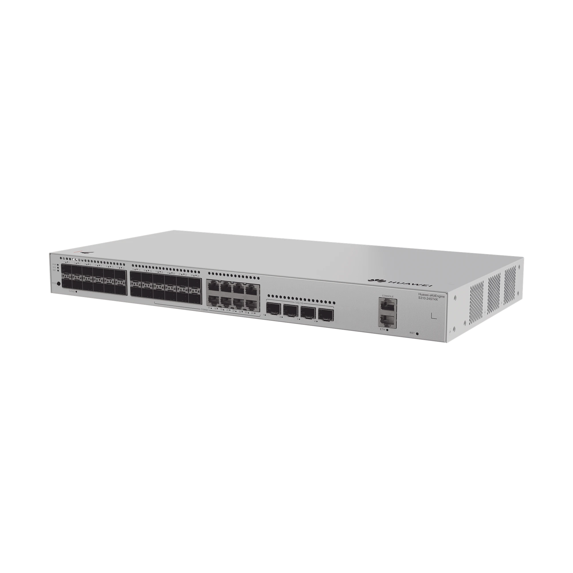 SWITCH GIGABIT ADMINISTRABLE CAPA 3 / 24 PUERTOS SFP / 8 PUERTOS 10/100/1000 MBPS (COMBO) / 4 PUERTOS SFP+ UPLINK / ISTACK /ADMINISTRACIÓN NUBE GRATIS-Networking-HUAWEI-Bsai Seguridad & Controles