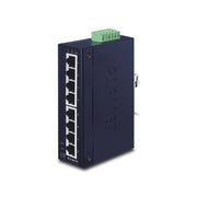 SWITCH INDUSTRIAL ADMINISTRABLE CAPA 2 DE 8 PUERTOS GIGABIT CON DOBLE ENTRADA DE ALIMENTACIÓN PARA FUENTE REDUNDANTE-Networking-PLANET-Bsai Seguridad & Controles