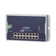 SWITCH INDUSTRIAL ADMINISTRABLE CAPA 2 DE PARED,16 PUERTOS POE 802.3AT GIGABIT Y 2 PUERTOS SFP-Networking-PLANET-Bsai Seguridad & Controles
