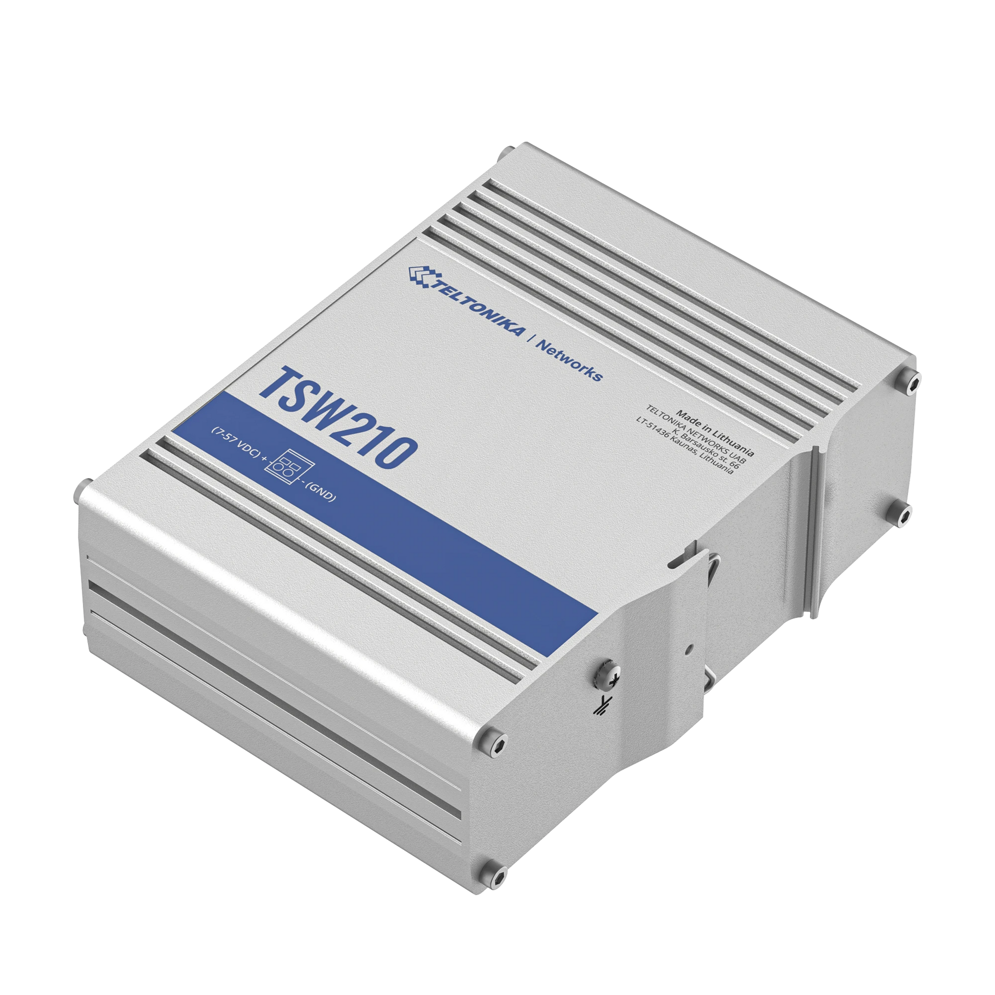 SWITCH INDUSTRIAL NO-ADMINISTRABLE 8 PUERTOS GIGABIT, 2 SFP 1G-Networking-TELTONIKA-Bsai Seguridad & Controles