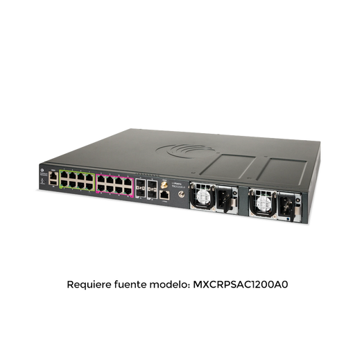SWITCH INTELIGENTE CNMATRIX TX2020R-P CON 16 PUERTOS POE Y 4 SFP+, PARA FUENTES REMOVIBLES-Switches-CAMBIUM NETWORKS-Bsai Seguridad & Controles