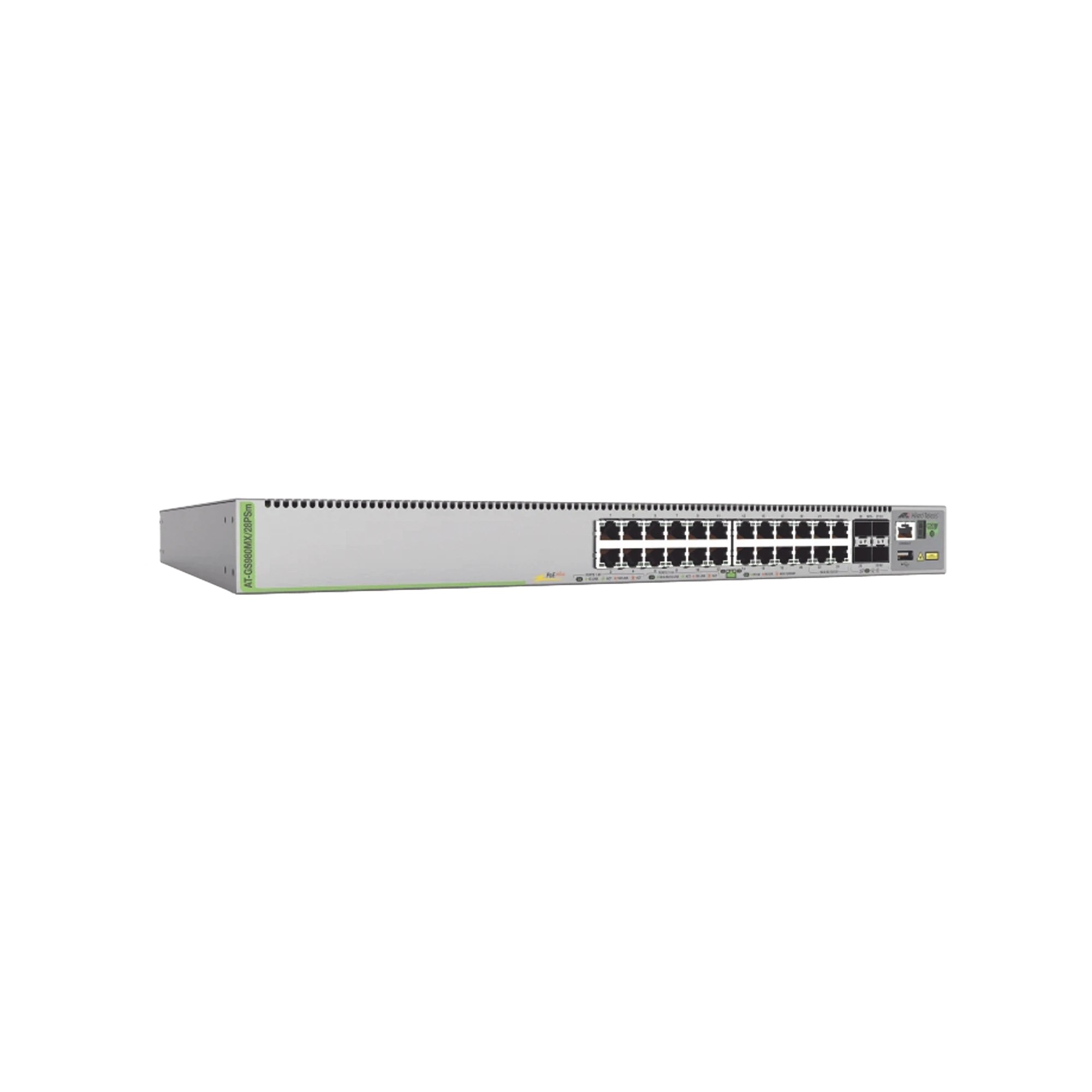 SWITCH L3, STACK, 20 PUERTOS 1G POE+, 4 MULTIGIGABIT POE+, 4 PUERTOS SFP+, PSU FIJA-Switches-ALLIED TELESIS-Bsai Seguridad & Controles