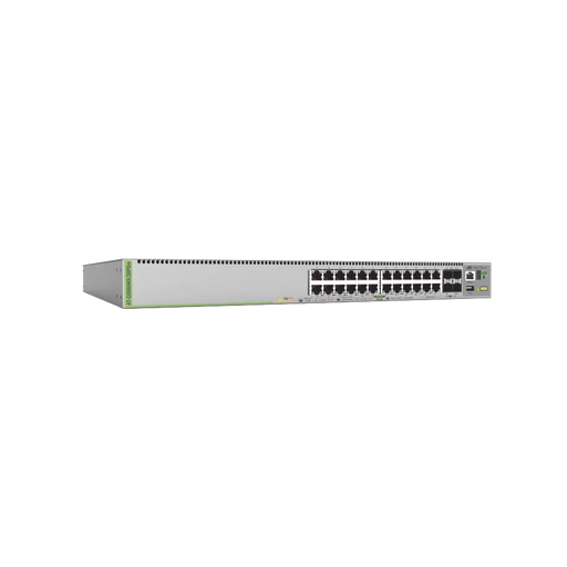 SWITCH L3, STACK, 20 PUERTOS 1G POE+, 4 MULTIGIGABIT POE+, 4 PUERTOS SFP+, PSU FIJA-Switches-ALLIED TELESIS-AT-GS980MX/28PSM-10-Bsai Seguridad & Controles