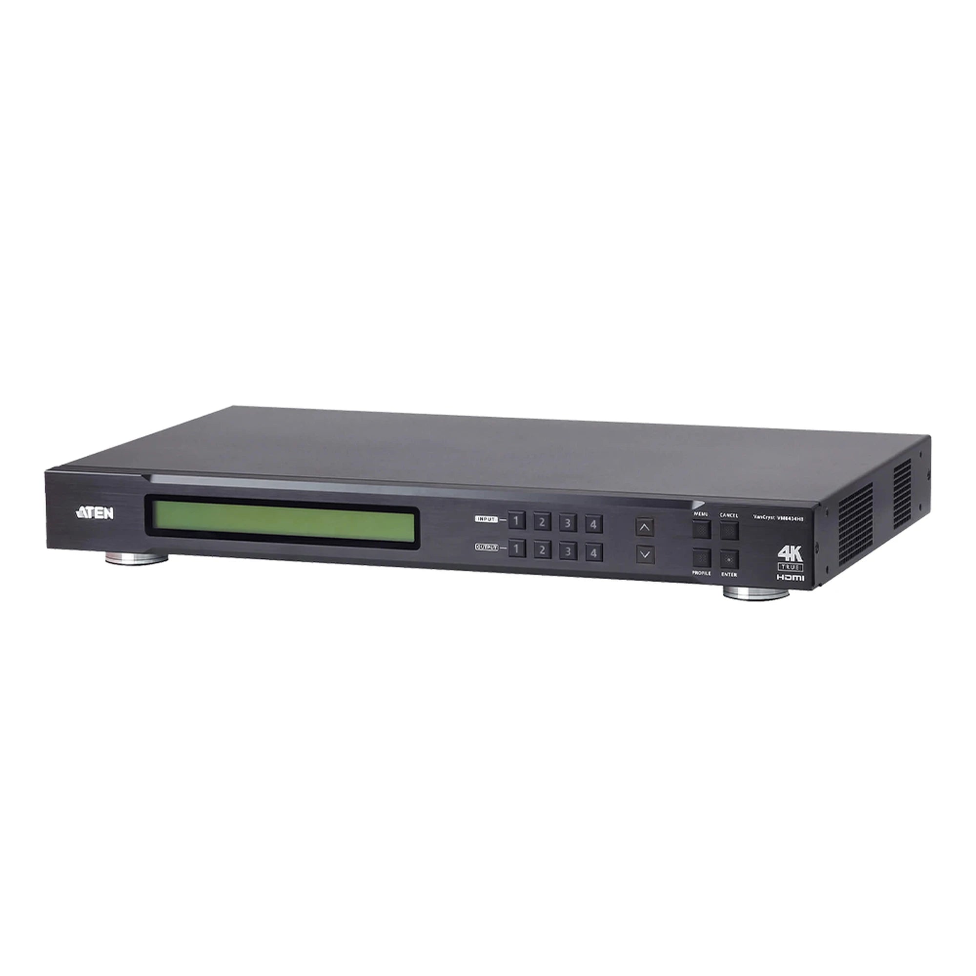 SWITCH MATRICIAL | 4X4 | TRUE 4K | 4096X2160 / 384 X2160 A 60 HZ | HDR 4:4:4 | HDCP 2.2 | DIFERENTES MÉTODOS DE CONTROL | EDID EXPERT_X0099_-ProAV-ATEN-VM0404HB-Bsai Seguridad & Controles