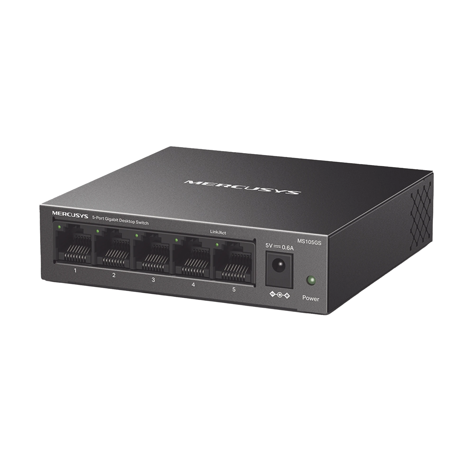 SWITCH NO ADMINISTRABLE / PARA ESCRITORIO / CARCASA DE METAL / 5 PUERTOS 10/100/1000 MBPS / DISEÑO COMPACTO / PLUG AND PLAY-Networking-MERCUSYS-Bsai Seguridad & Controles