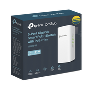 SWITCH POE OMADA PARA EXTERIOR / 1 PUERTO POE++ IN 802.3 AF/AT/BT / 4 PUERTOS POE+ OUT GIGABIT / ADMINSTRACIÓN CENTRALIZADA OMADA-Networking-TP-LINK-SG2005PPD-Bsai Seguridad & Controles
