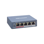 SWITCH POE+ / MONITOREABLE / 4 PUERTOS 10/100 MBPS POE+ / 1 PUERTO 10/100 MBPS UPLINK / MODO ESTENDIDO HASTA 300 METROS / 45 W-Networking-HIKVISION-Bsai Seguridad & Controles