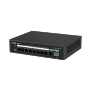 SWITCH POE, NO ADMINISTRABLE, CON 10 PUERTOS 10/100/1000 MBPS MONITOREARLE EN LA NUBE-Networking-RUIJIE-RG-ES110GS-P-L-Bsai Seguridad & Controles