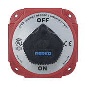 SWITCH SELECTOR DE BATERÍA Y ALTERNADOR ON / OFF DE SERVICIO PESADO, PARA SISTEMAS ELÉCTRICOS MARINOS-Soluciones Marinas-PERKO-Bsai Seguridad & Controles