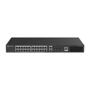 SWITCH SMART POE CON 24 PUERTOS GIGABIT POE 802.3AF/AT + 2 SFP PARA FIBRA 1GB, GESTIÓN GRATUITA DESDE LA NUBE, 370W-Networking-RUIJIE-Bsai Seguridad & Controles