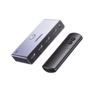 SWITCH (SPLITTER) 8K HDMI 2.1 / 3 ENTRADAS 1 SALIDA / INCLUYE CONTROL REMOTO / SOPORTA 8K@60HZ 4K@120HZ 4K@60HZ 3D / HDR / HDCP 2.3 / CARCASA DE ALUMINIO.-Cables y Conectores-UGREEN-Bsai Seguridad & Controles