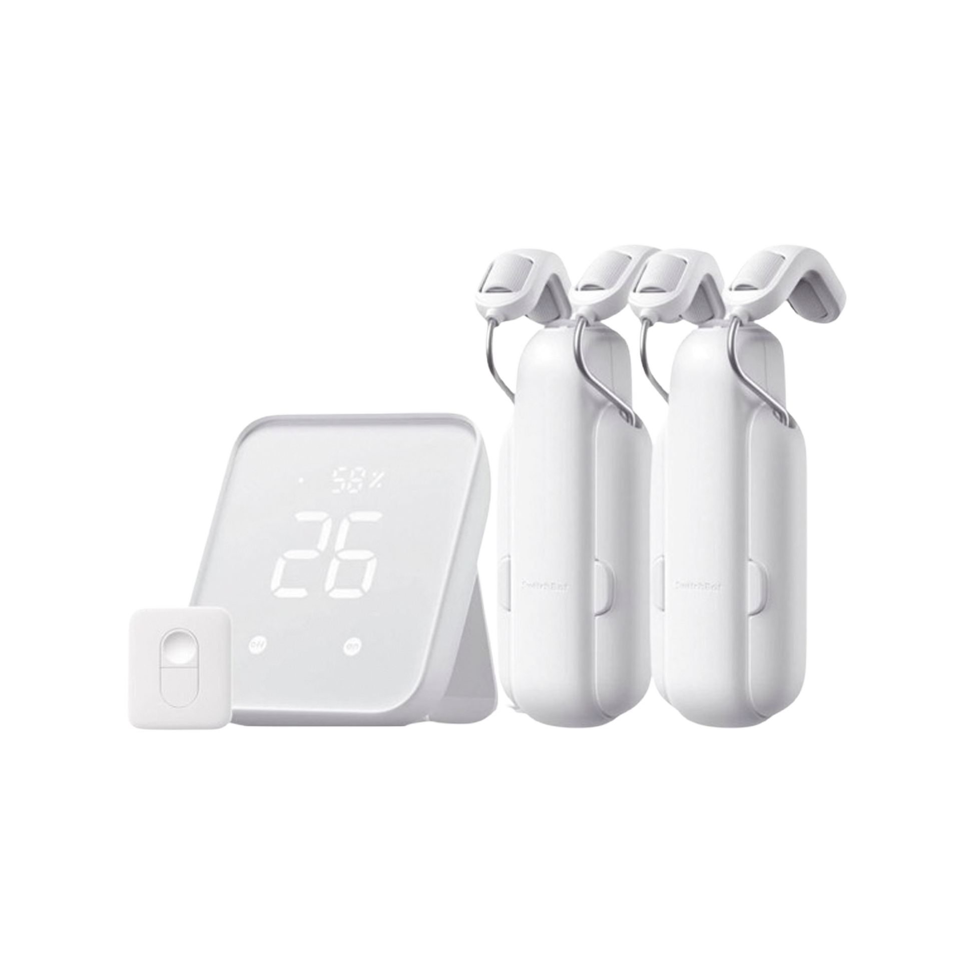 KIT CONTROLADOR HUB PRINCIPAL PARA DISPOSITIVOS SWITCHBOT, SEÑAL WIFI Y BLUETOOTH, INCLUYE 2 MOTORES CORTINAS Y 1 CONTROL REMOTO-Automatización - Casa Inteligente-SWITCHBOT-SWITCHBOTKHCR-Bsai Seguridad & Controles