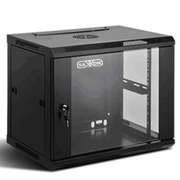 SAXXON SXR12U5412A - GABINETE DE PARED NEGRO / 12UR / PUERTA DE VIDRIO TEMPLADO / ALTO 60 CM / ANCHO 53 CM / PROFUNDIDAD 40 CM #SXNDESCUENTO-Gabinetes Piso / Pared-SAXXON-Bsai Seguridad & Controles