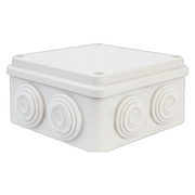 SAXXON SXWD015 - CAJA DE CONEXIONES CON 8 ENTRADAS / PVC LIBRE DE HALÓGENOS / COMPATIBLE CON CÁMARAS BULET Y DOMO / DIMENSIONES INTERNAS 150 X 150 X 70 MM (ANCHO X ALTO X FONDO)-Faceplate Y Cajas Universales-SAXXON-Bsai Seguridad & Controles