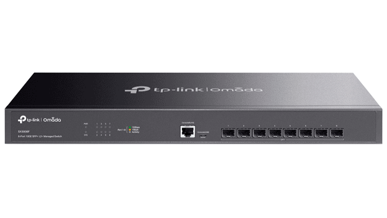 TP-LINK TL-SX3008F / SWITCH ADMINISTRABLE / JETSTREAM / 8 PUERTOS 10GBPS SFP+ L2+ #TPLOCO #MARTPL2-Switches-TP-LINK-Bsai Seguridad & Controles