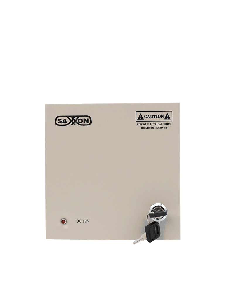 SAXXON SX5A4CH - FUENTE DE PODER PROFESIONAL 12 VCD / 5 AMPERES / 4 CANALES / 1.1 AMPERES POR CANAL / PROTECCIÓN CONTRA SOBRECARGAS / LED INDICADOR DE FUNCIONAMIENTO-Fuentes con Distribuidor-SAXXON-Bsai Seguridad & Controles