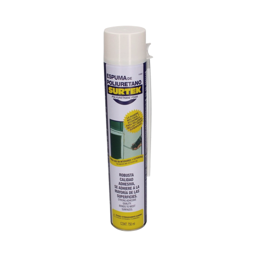 ESPUMA DE POLIURETANO / CAPACIDAD 750 ML.-Herramientas-SURTEK-SYS-113-502-Bsai Seguridad & Controles