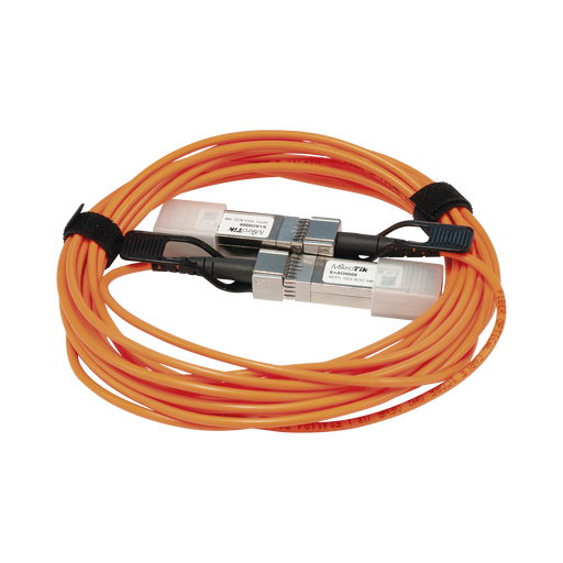 S+AO0005 - SFP+ ACTIVE OPTICS DIRECT ATTACH CABLE, 5M-Networking-MIKROTIK-S+AO0005-Bsai Seguridad & Controles