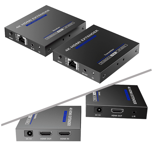 SAXXON LKV565P- KIT EXTENSOR HDMI DE 2 PUERTOS/ HASTA 70 METROS CON CABLE CAT6/ 6A/ 7/ RESOLUCION 4K @ 60HZ/ TRANSMISOR IR/ PLUG AND PLAY/ SOPORTA HDR/ CERO LATENCIA #ESM2024-Extensores 4k / HD-SAXXON-SXN0570007-Bsai Seguridad & Controles