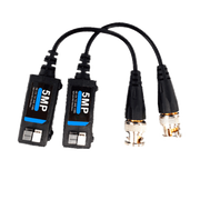 SAXXON SXCF500 - PAR DE TRANSCEPTORES PASIVOS 4K / BOTONES PUSH / 5MP HASTA 200 METROS / 1080P HASTA 250 METROS / SOPORTA HDCVI / AHD / TVI / CBVS / FÁCIL CONEXIÓN-Transceptores-SAXXON-Bsai Seguridad & Controles