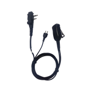 MICRÓFONO AUDÍFONO DE 1 CABLE DE FIBRA TRENZADA CON SISTEMA SNAP PARA RADIOS ICOM IC-F4003/4013/2000/4021/4031/4210/4230/IC-F14/3021/3013/3103/3003/1000/2000/S/T (CON TORNILLOS)-Accesorios para ICOM-PRYME-Bsai Seguridad & Controles