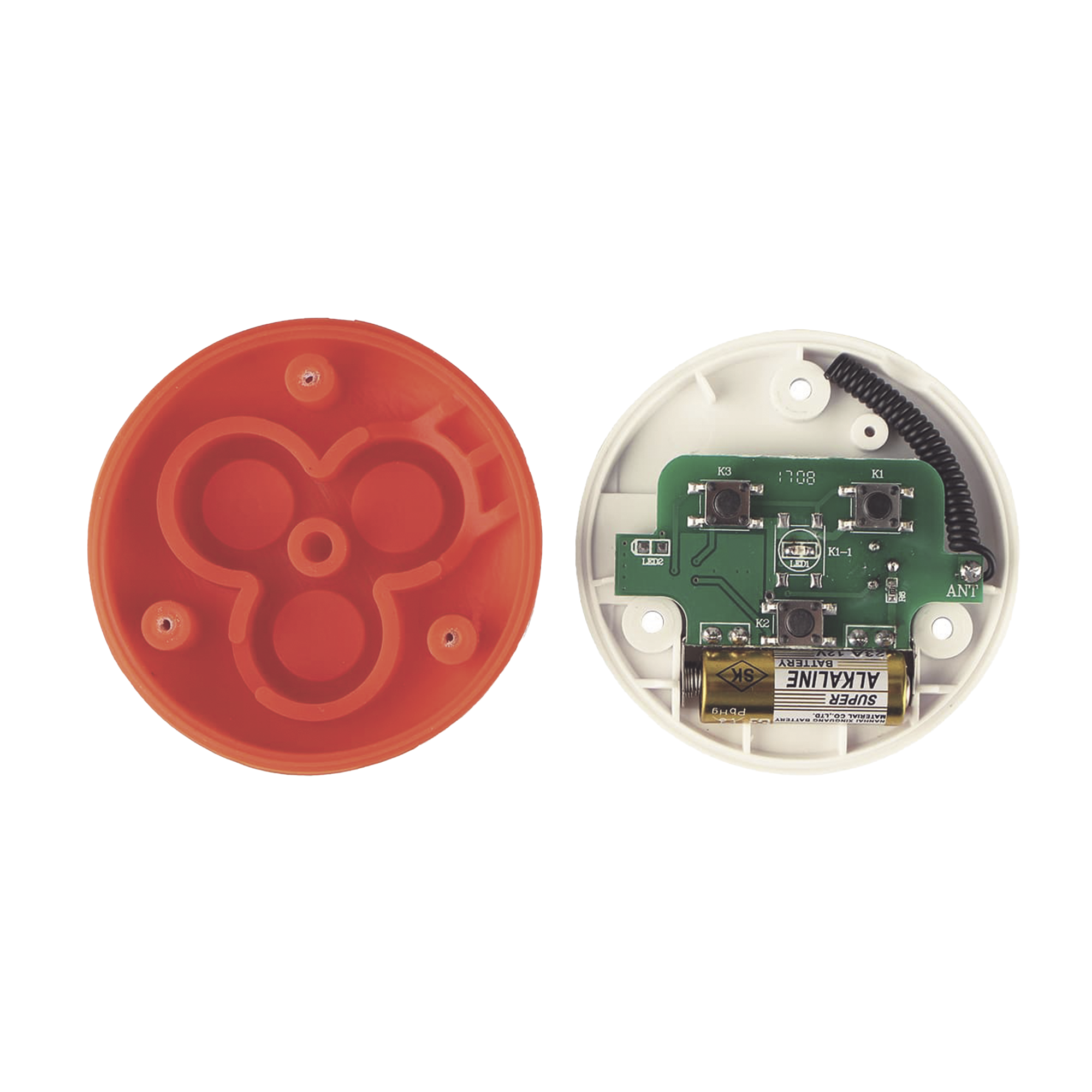 BOTÓN DE LLAMADA T114 / RESISTENTE AL AGUA / DISTANCIA DE TRANSMISIÓN 100 MTS / BATERÍA 12V 23A / DISEÑO COMPACTO Y PORTÁTIL