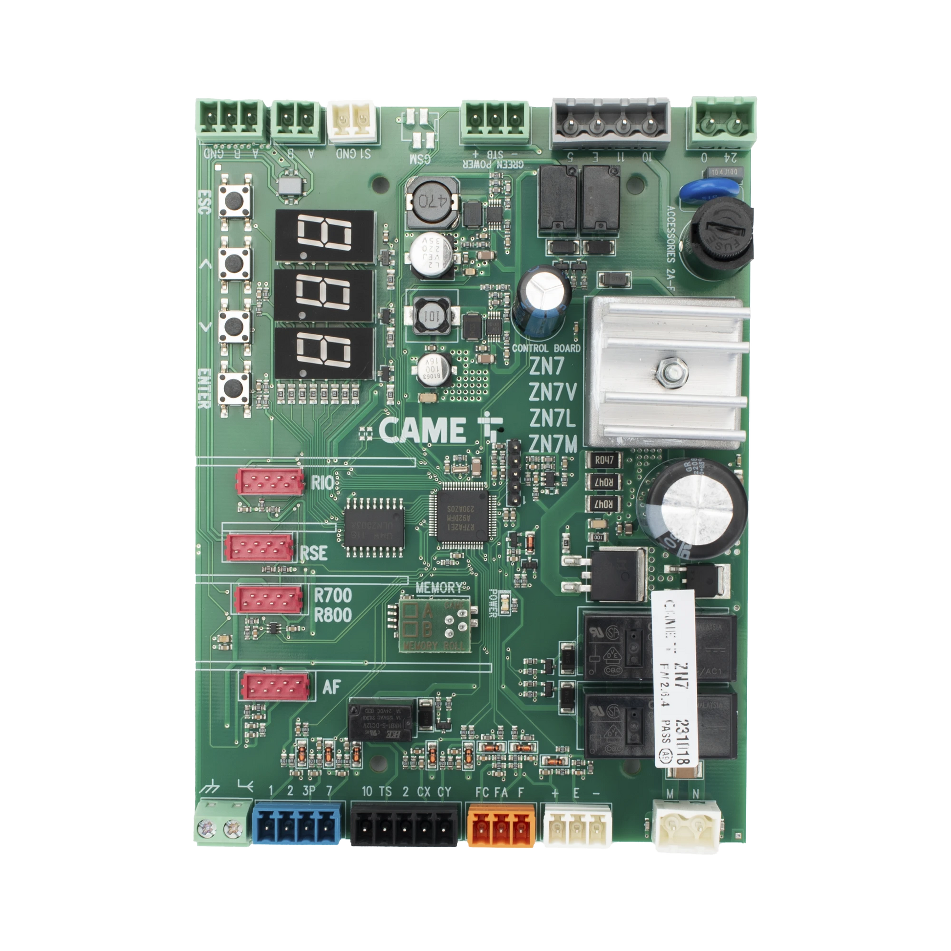 TABLILLA O TARJETA ELECTRÓNICA PARA OPERADORES 8K01MS005-Acceso Vehicular-CAME-88001-0281-Bsai Seguridad & Controles