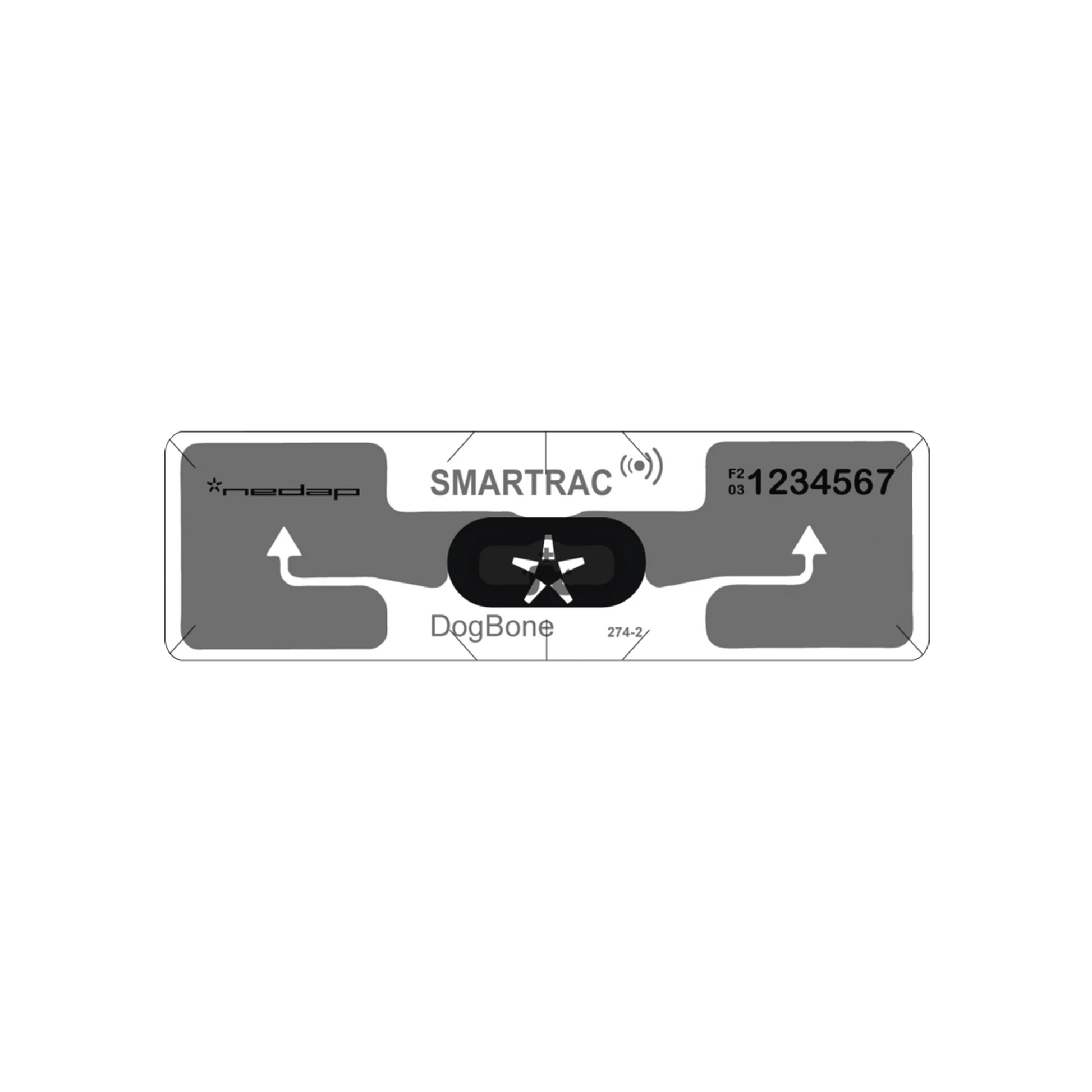 TAG UHF TRANSPARENTE CON ADHESIVO PARA VEHICULO ( EPC GEN 2 )-Lectoras y Tarjetas-NEDAP-Bsai Seguridad & Controles