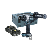 TALADRO ATORNILLADOR BL 18 V 5 AH LXT 130 NM 2 VELOCIDADES (0-550 0-2100 RPM). INCLUYE 2 BATERÍAS DE 18 V, CARGADOR RÁPIDO, 2 PUNTAS DOBLE Y MALETÍN MAKPAC.-Herramientas-MAKITA-Bsai Seguridad & Controles