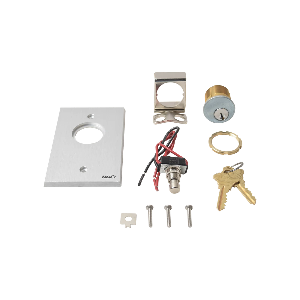 INTERRUPTOR CON LLAVE/ ACCIÓN MANTENIDA/ ON, OFF/ TAMAÑO ESTÁNDAR-Estaciones Manuales de Emergencia-RCI - DORMAKABA-Bsai Seguridad & Controles