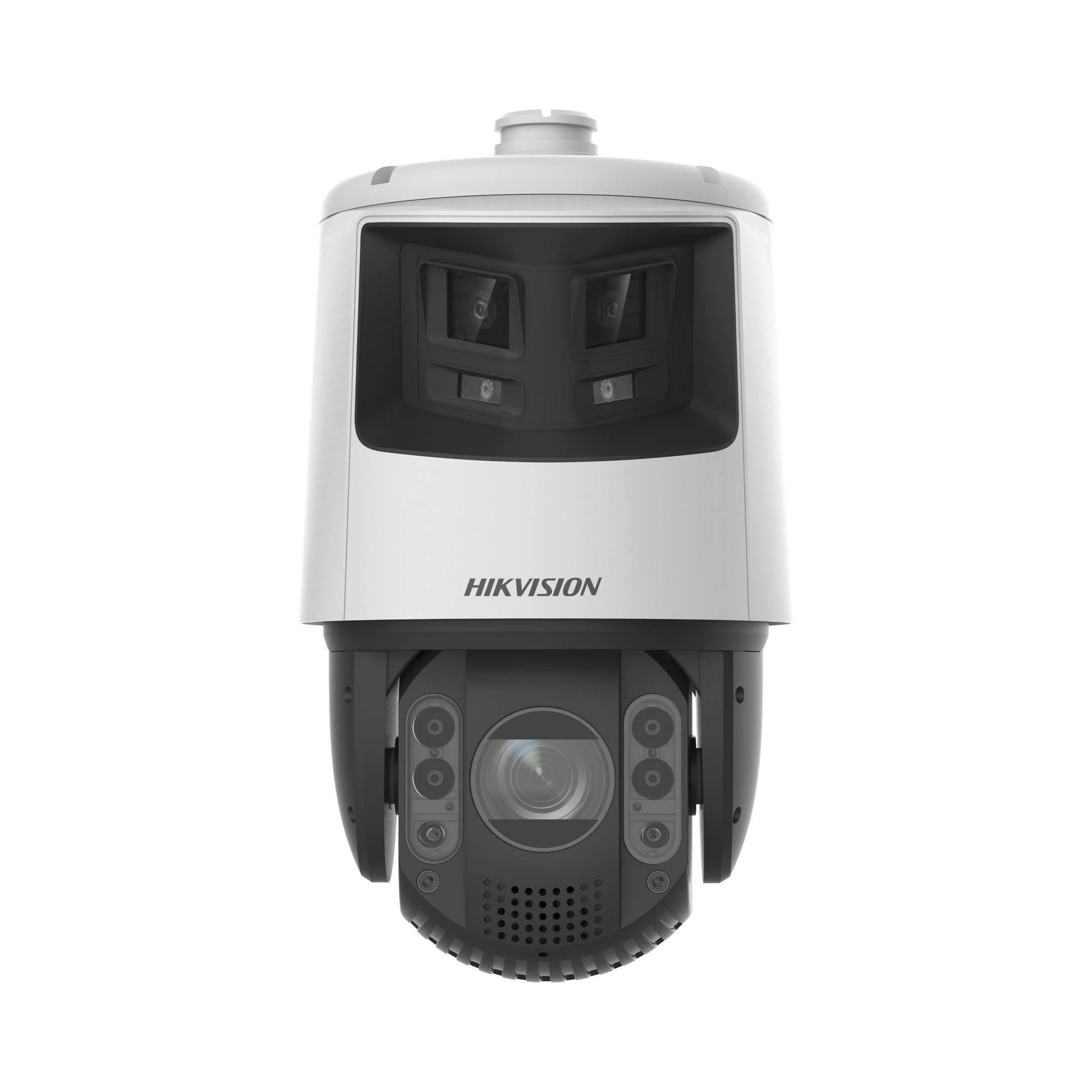 [TANDEMVU] PTZ IP 4 MEGAPIXEL CON CÁMARA PANORAMICA 6 MEGAPIXEL / 32X ZOOM / 200 MTS IR / 30 MTS LUZ BLANCA / ACUSENSE / IP66 / ALERTA AUDIBLE Y LUZ ESTROBOSCOPICA / AUTOSEGUIMIENTO / HI-POE / ALARMAS I/O / ULTRA BAJA ILUMINACIÓN / MICRO SD-Cámaras IP y NVRs-HIKVISION-Bsai Seguridad & Controles