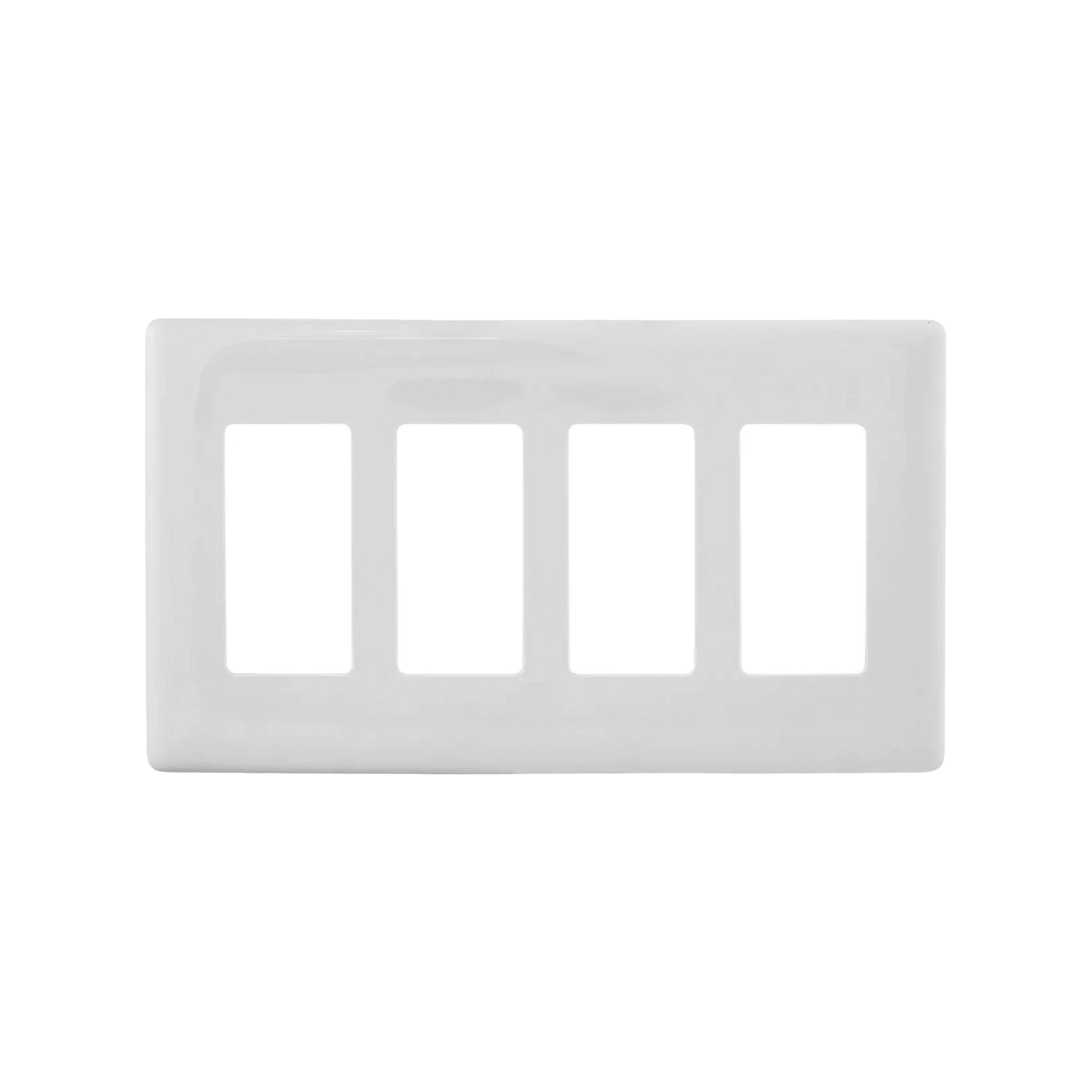 TAPA 4 MULTIGANG/ COLOR BLANCO.-HUBBELL-HUB-NPS-264W-Bsai Seguridad & Controles