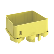 TAPA CON 2 SALIDAS A TUBO DE 1.5IN (38MM), PARA USO CON CANALETAS 4X4 FIBERRUNNER?, COLOR AMARILLO-Canaletas-PANDUIT-Bsai Seguridad & Controles