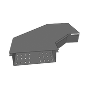 TAPA CURVA HORIZONTAL PARA FONDO PERFORADO DE 4 PERFIL Z-Charolas Tipo Malla-CHAROFIL-Bsai Seguridad & Controles