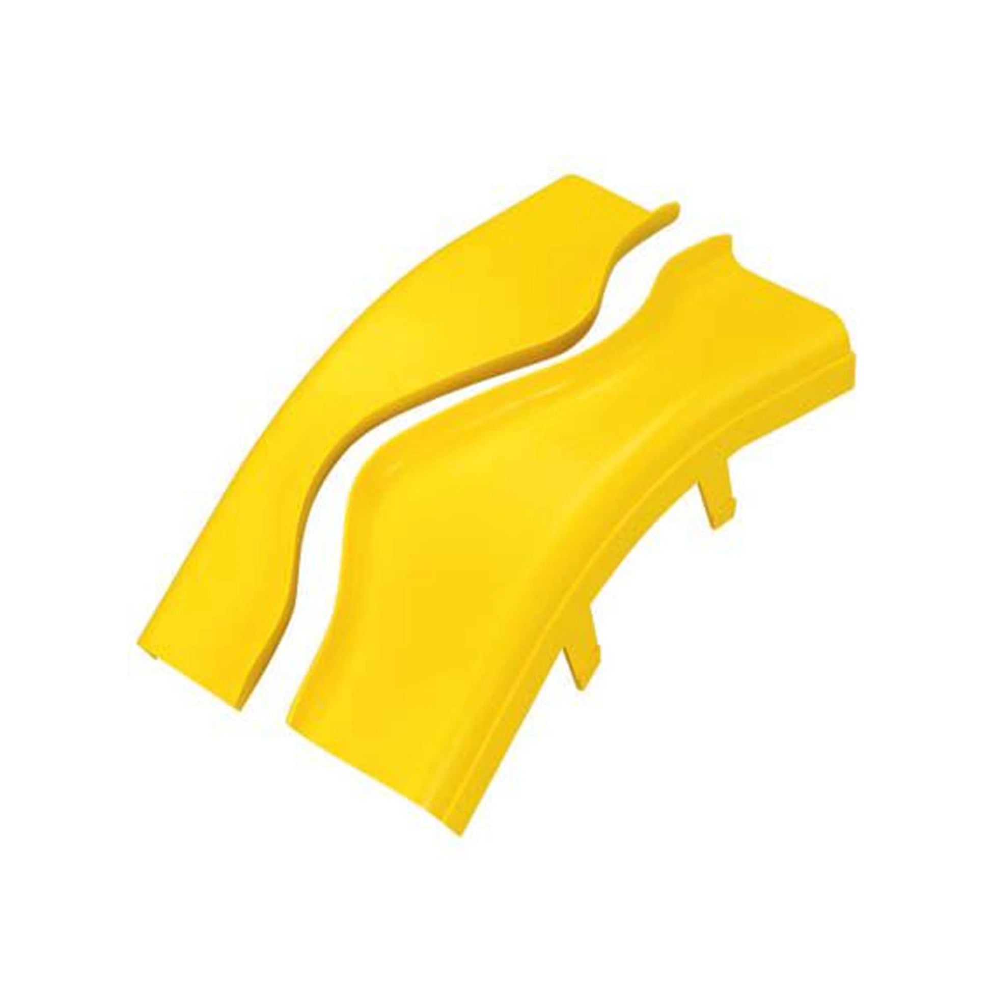 TAPA DE BAJADA VERTICAL EXTERIOR DE 45º, PARA USO CON CANALETAS 4X4 FIBERRUNNER?, COLOR AMARILLO-Canaletas-PANDUIT-Bsai Seguridad & Controles