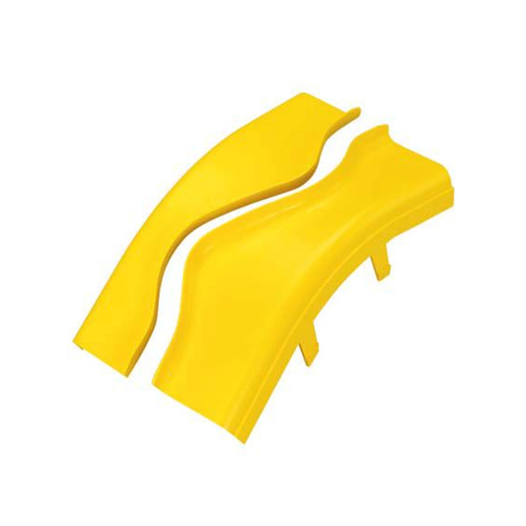 TAPA DE BAJADA VERTICAL EXTERIOR DE 45º, PARA USO CON CANALETAS 4X4 FIBERRUNNER?, COLOR AMARILLO-Canaletas-PANDUIT-Bsai Seguridad & Controles