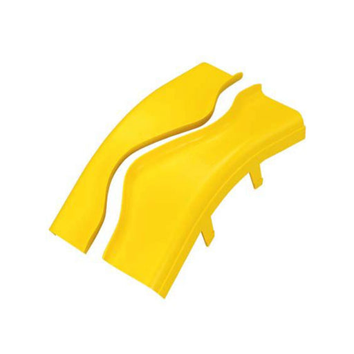 TAPA DE BAJADA VERTICAL EXTERIOR DE 45º, PARA USO CON CANALETAS 4X4 FIBERRUNNER?, COLOR AMARILLO-Canaletas-PANDUIT-FROV45SC4LYL-Bsai Seguridad & Controles