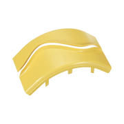 TAPA DE BAJADA VERTICAL EXTERIOR DE 90º, PARA USO CON CANALETAS 6X4 FIBERRUNNER?, COLOR AMARILLO-Canaletas-PANDUIT-Bsai Seguridad & Controles