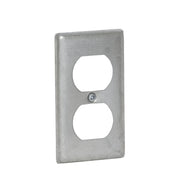 TAPA METÁLICA 4X2, TOMACORRIENTE DOBLE.-Tuberia Metalica-RACO-Bsai Seguridad & Controles