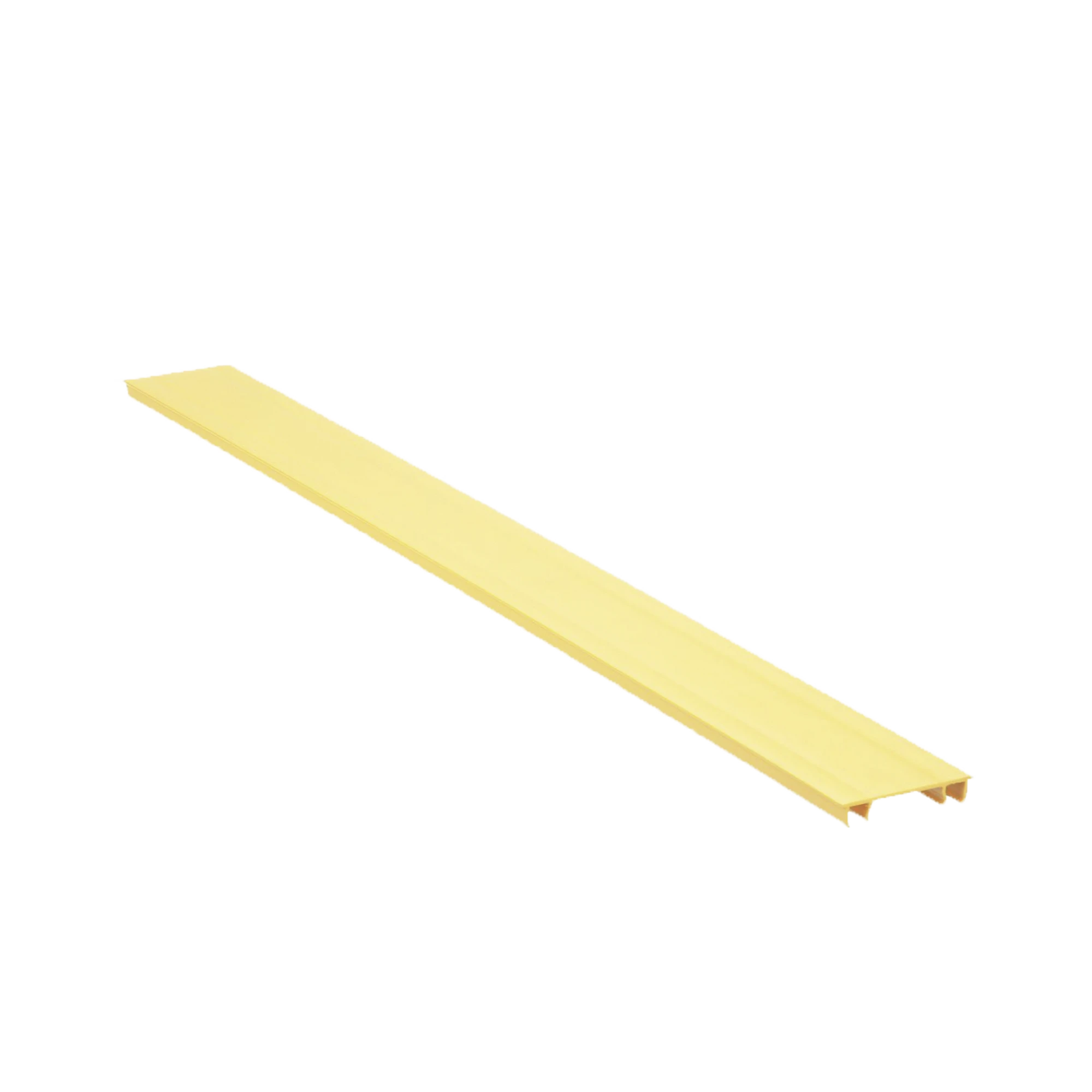 TAPA PARA CANALETA RANURADA TIPO H, DE 2 IN DE ANCHO, 1828.8 MM DE LARGO, COLOR AMARILO-Canaletas-PANDUIT-Bsai Seguridad & Controles