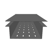 TAPA PARA FONDO PERFORADO DE 6 PERFIL Z-Charola-CHAROFIL-Bsai Seguridad & Controles