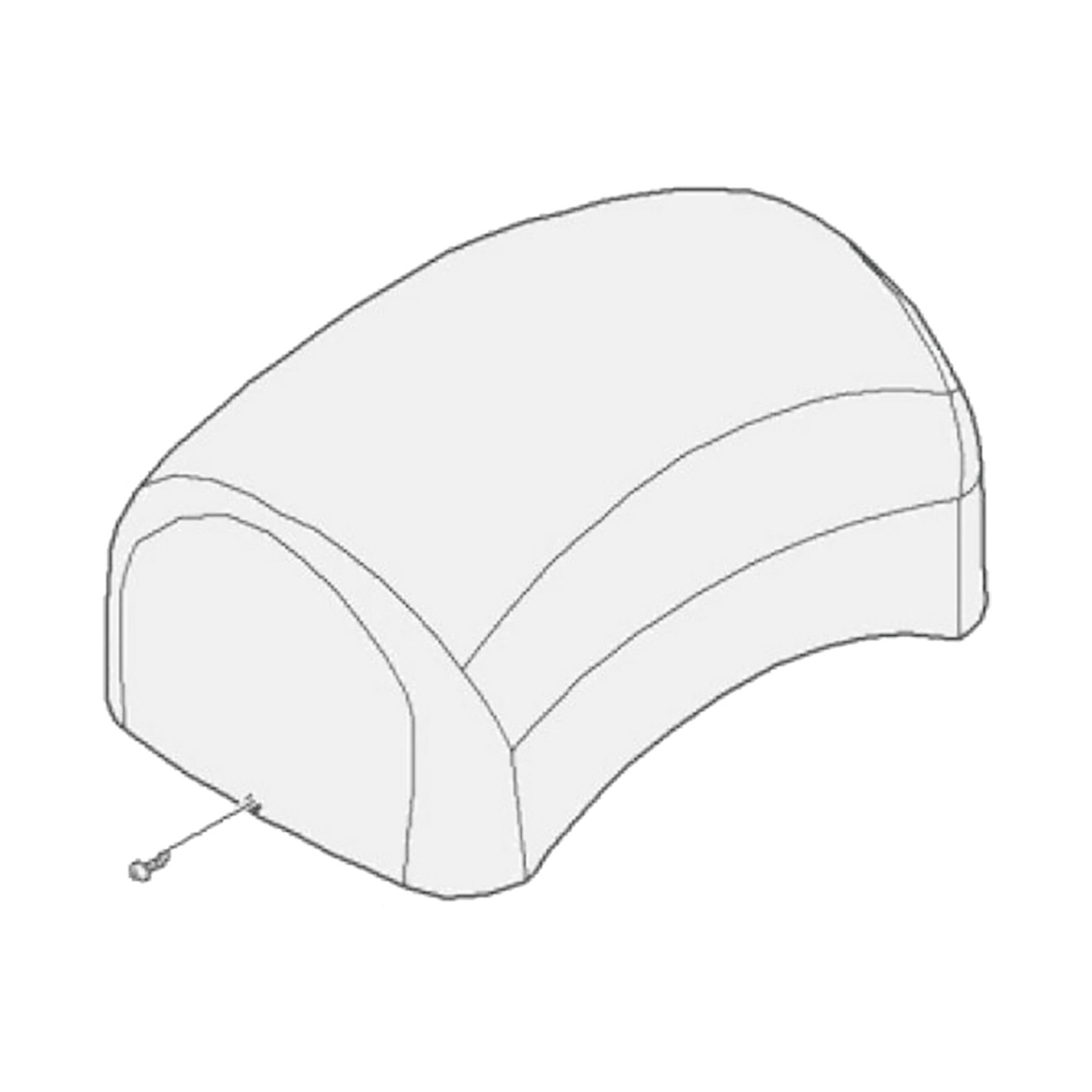 REFACCIÓN / TAPA SUPERIOR PARA BARRERA GARD 4-Acceso Vehicular-CAME-Bsai Seguridad & Controles